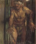 Lovis Corinth Samson Blinded France oil painting artist